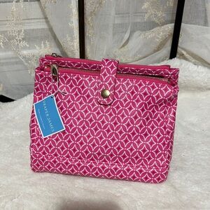 Draper James travel cosmetic pouch